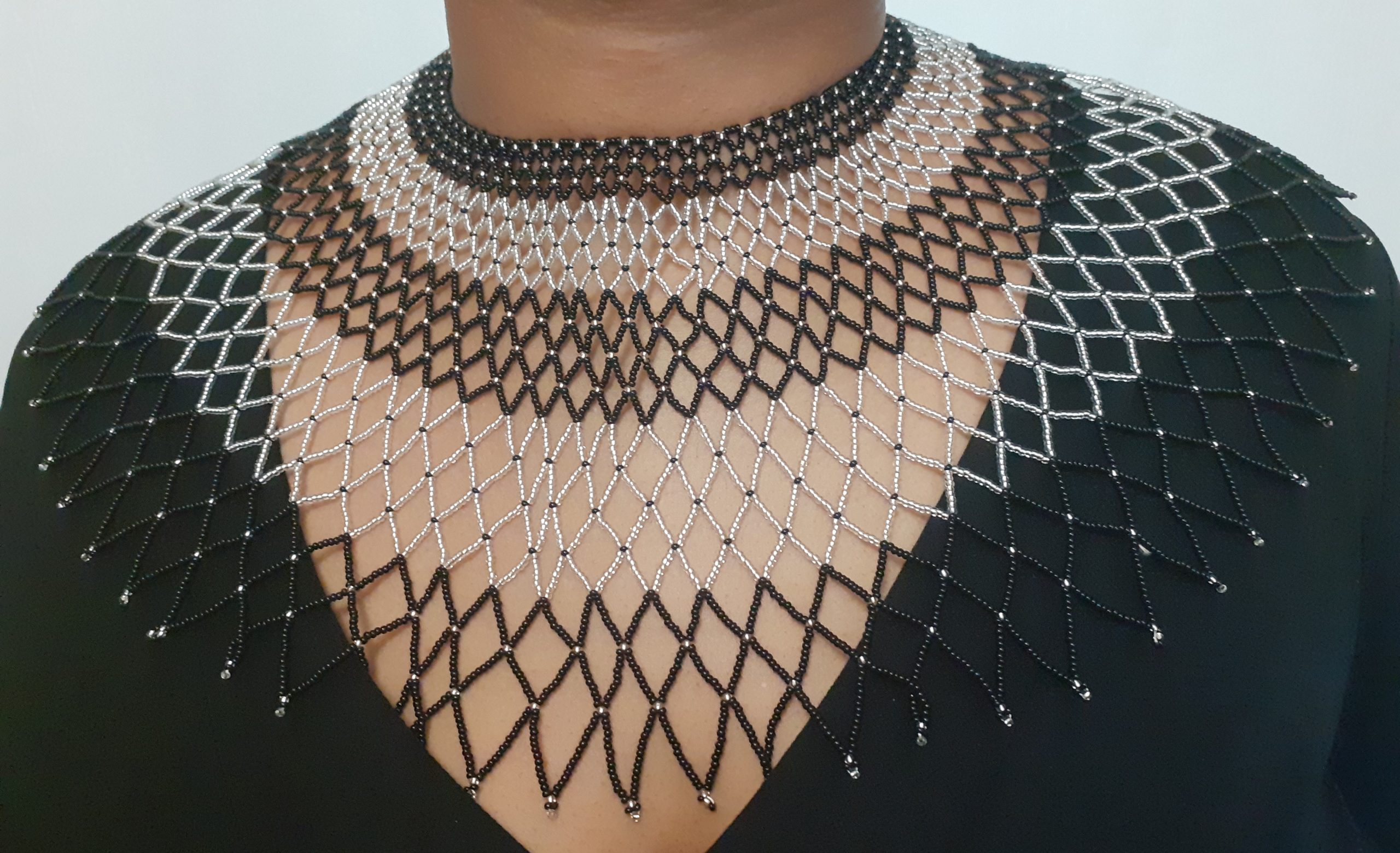 Collier Large Perlé